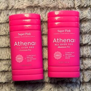 Athena Club Super Pink All Over Deo - Lot of 2